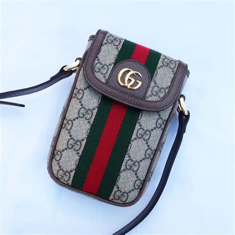 real gucci phone cases|Gucci crossbody phone case.